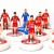 Subbuteo Andrew Table Soccer Olympiacos 2020-21 Champions League kit edition ON WSB Professional bases